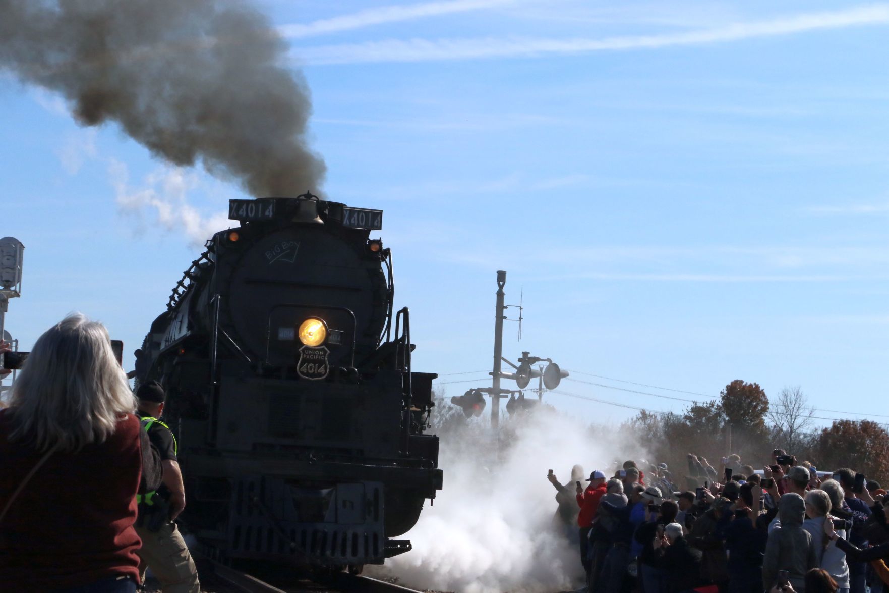 Wagoner welcomes Union Pacific's "Big Boy"